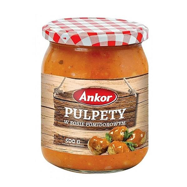 Ankor danie gotowe Pulpety w Sosie Pomidorowym 500g