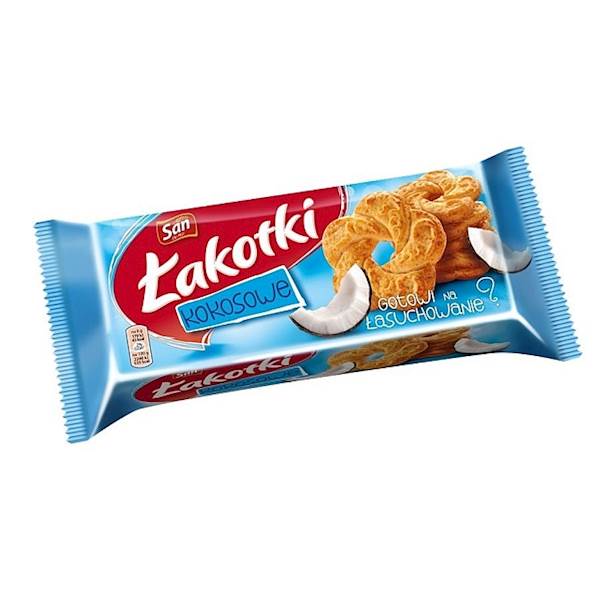 Mondelez herbatniki San Łakotki kokosowe 168g