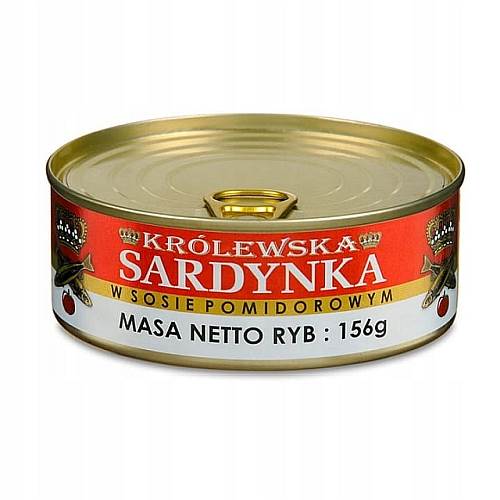 Petropat konserwa rybna Sardynka Królewska w Sosie Pomidorowym 240g