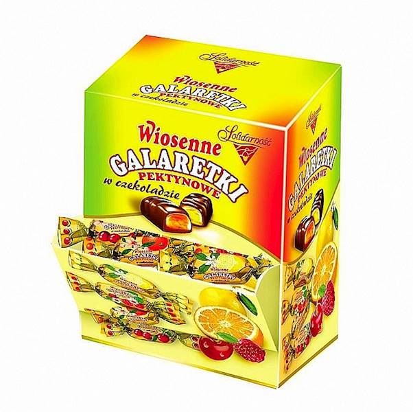 Solidarność galaretki owocowe w czekoladzie Wiosenne 3kg