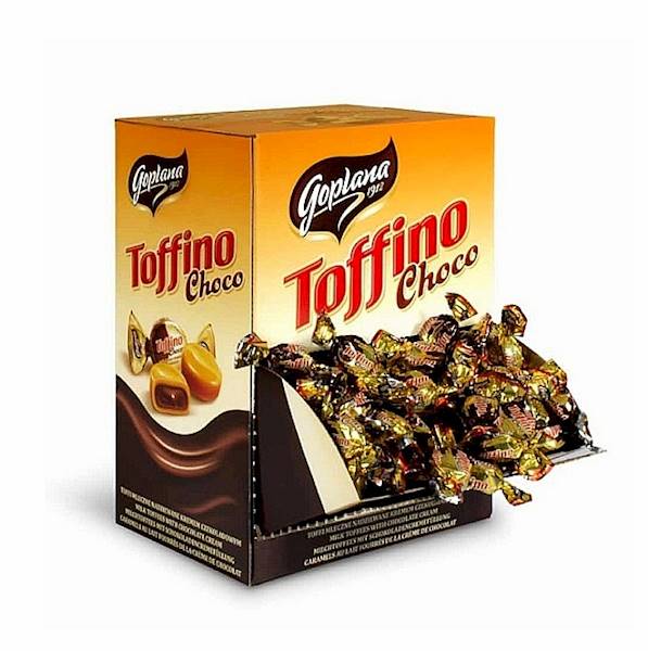 Goplana cukierki toffi mleczne z kremem czekoladowym Toffino Choco 2,5kg