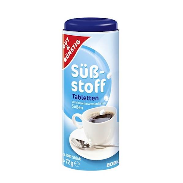 Gut & Gunstig słodzik dietetyczny Sussstoff 72g 1200tab.
