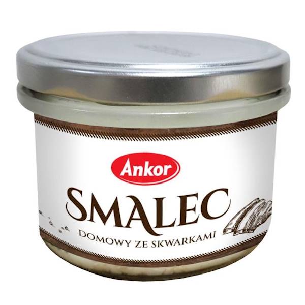 Ankor smarowidło mięsne Smalec Domowy ze Skwarkami 250g