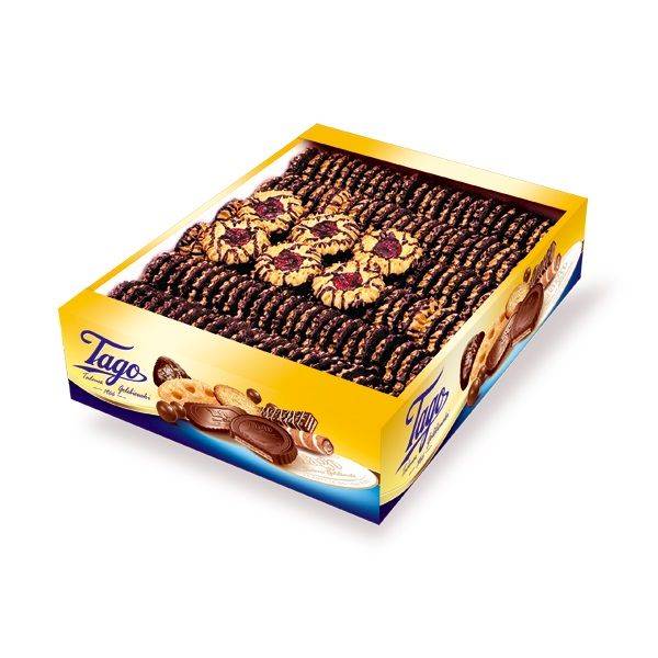 Tago ciastka Słoneczniki dekorowane z polewą czekoladową 2,5kg