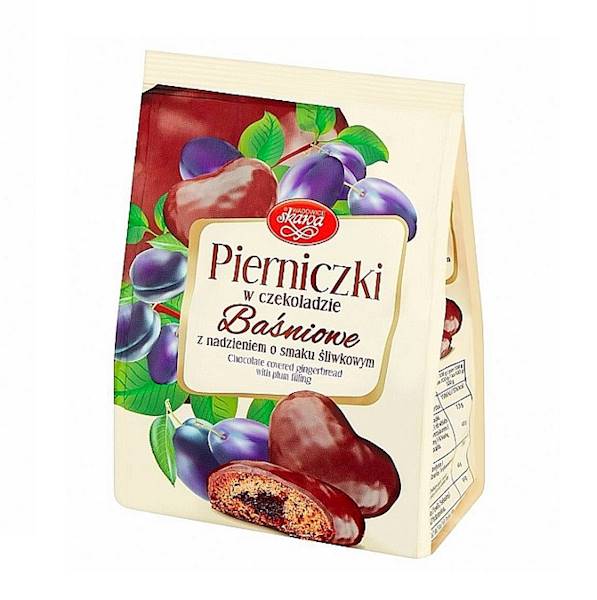 Skawa pierniczki w czekoladzie Baśniowe z nadzieniem o smaku śliwkowym 150g
