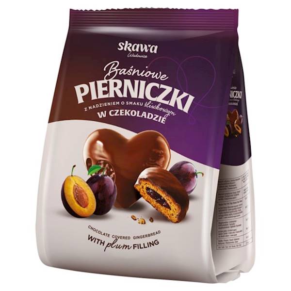 Skawa pierniczki w czekoladzie Baśniowe z nadzieniem o smaku śliwkowym 150g