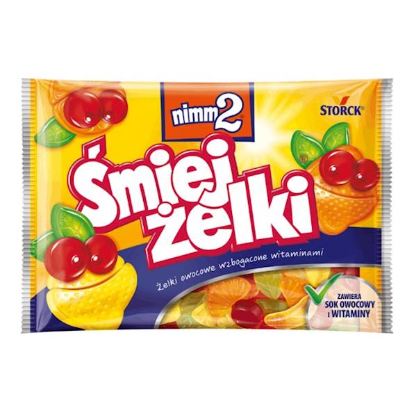 Storck żelki owocowe z sokiem i witaminami Nimm2 Śmiejżelki 100g