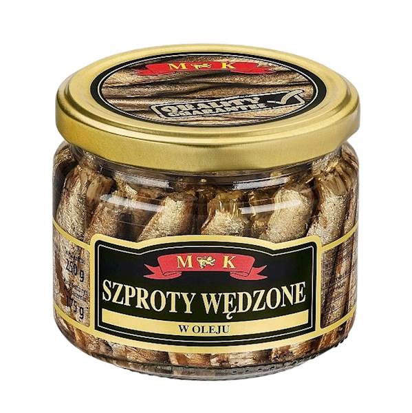 Konshurt konserwa rybna MK Szproty Wędzone w oleju 250g