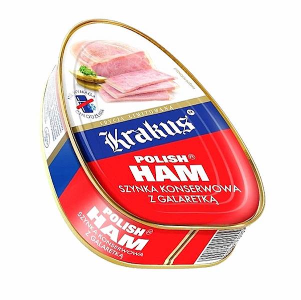 Animex Food konserwa Krakus Polish Ham Szynka Konserwowa z Galaretką 455g