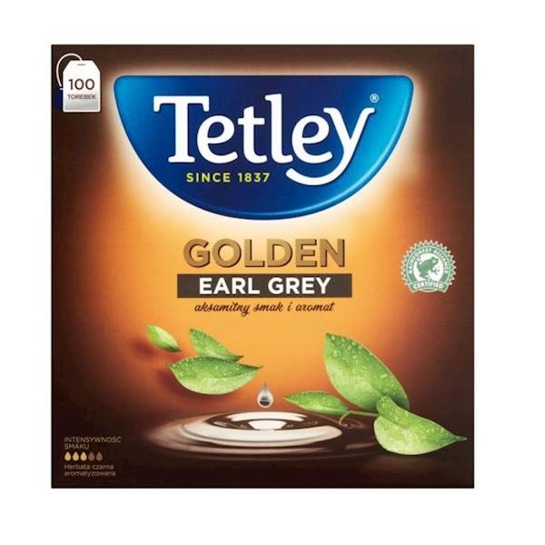Tata Consumer Products herbata ekspresowa Tetley Golden Earl Grey 100tb
