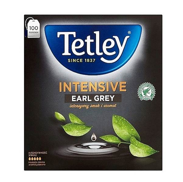 Tata Consumer Products herbata ekspresowa Tetley Intensive Earl Grey 100tb