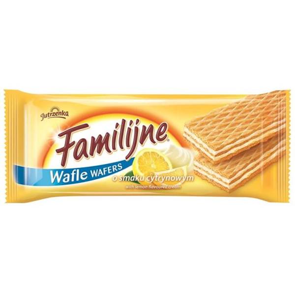 Jutrzenka wafle familijne cytrynowe 180g