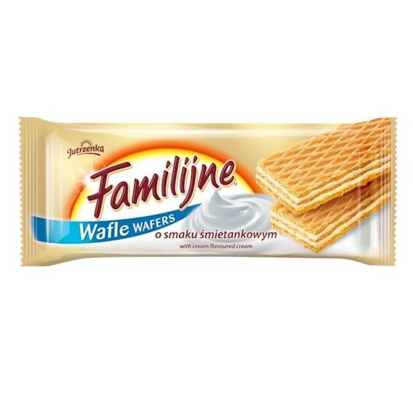 Jutrzenka wafle familijne śmietankowe 180g