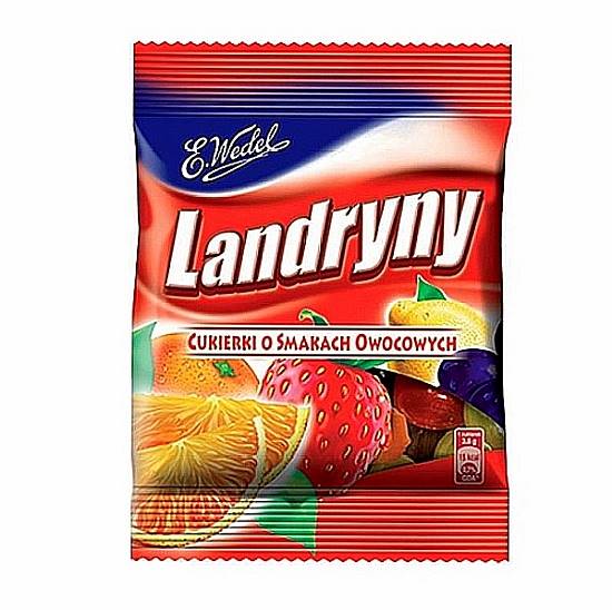Wedel cukierki o smakach owocowych Landryny 90g