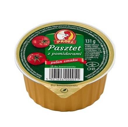 Profi konserwa Pasztet z Pomidorami 131g
