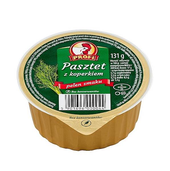 Profi konserwa Pasztet z Koperkiem 131g