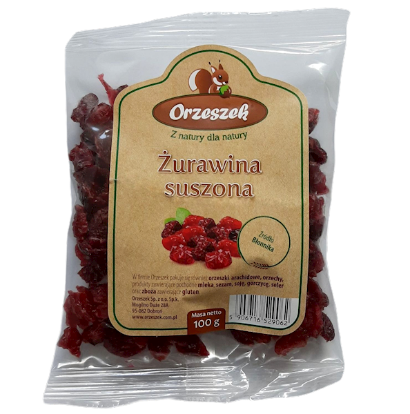 Orzeszek Żurawina suszona 100g