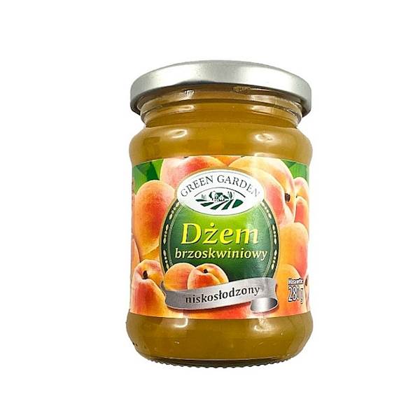 Topfood dżem niskosłodzony Green Garden brzoskwiniowy 280g