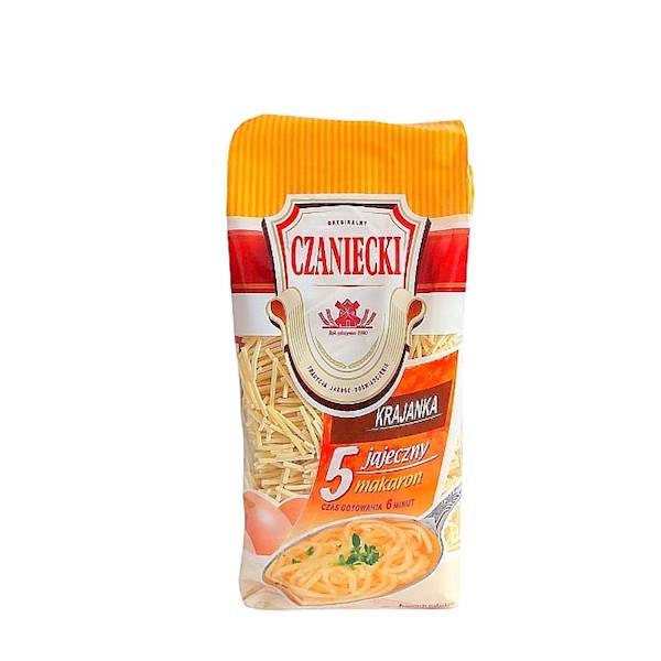 Makarony Czanieckie makaron 5-jajeczny Oryginalny Czaniecki Krajanka 250g