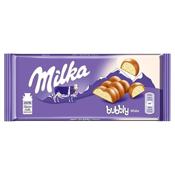 Mondelez czekolada Milka Bubbly White 90g