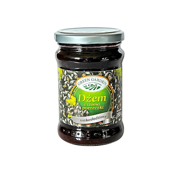 Topfood dżem niskosłodzony Green Garden czarna porzeczka 280g