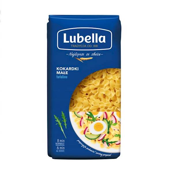 Maspex makaron pszenny Lubella Małe Kokardki / farfalline 400g