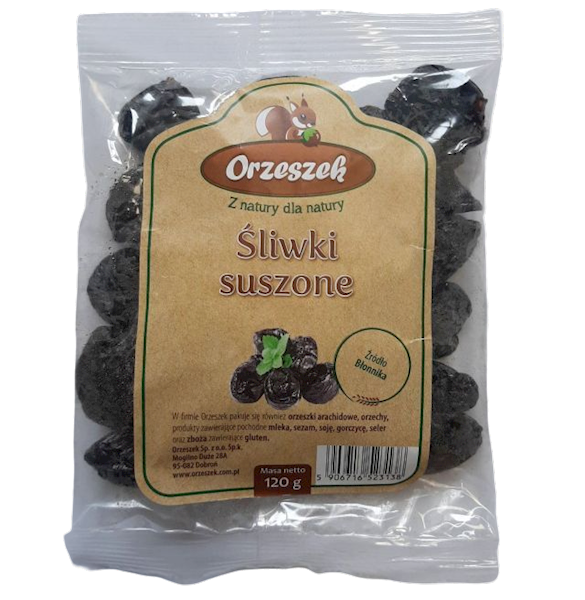 Orzeszek śliwki suszone 120g