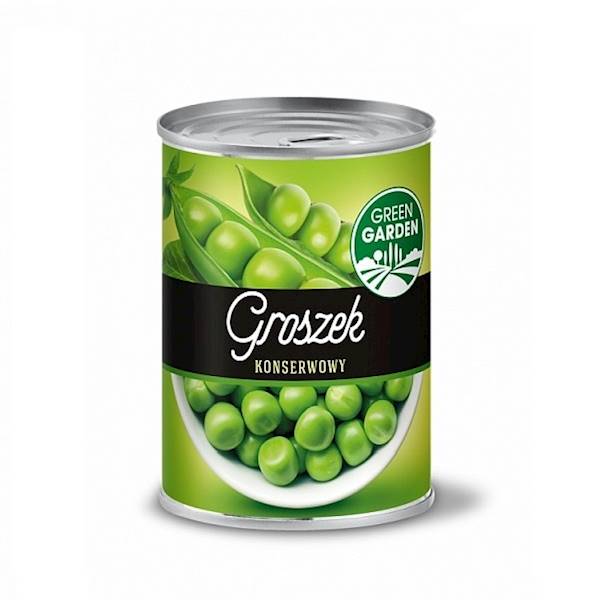 Topfood warzywa konserwowe Green Garden Groszek Konserwowy 400g