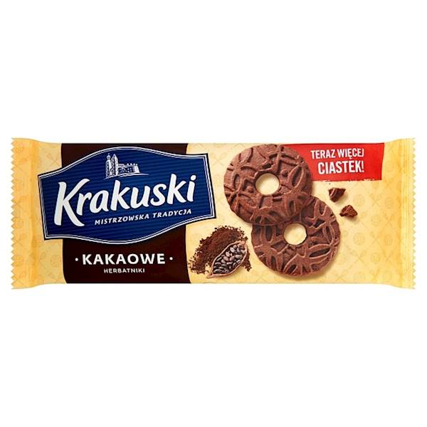 Bahlsen herbatniki Krakuski kakaowe 163g