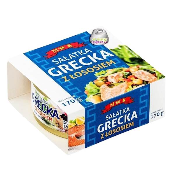 Konshurt konserwa rybna MK Sałatka Grecka z Łososiem 170g