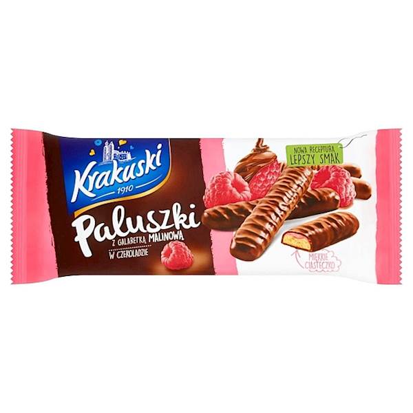 Bahlsen herbatniki Krakuski Paluszki malinowe 144g