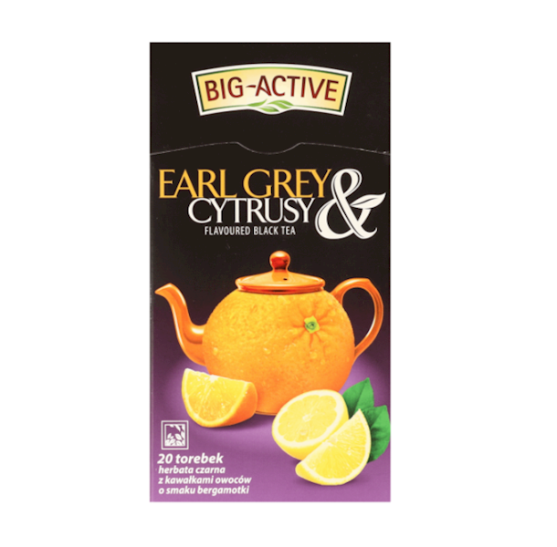 Herbapol herbata ekspresowa Big Active Earl Grey & Cytrusy 20tb