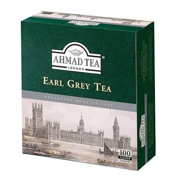 Ahmad Tea London herbata ekspresowa Earl Grey 100tb.
