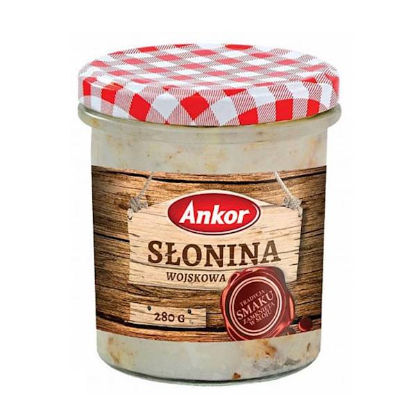 Ankor smarowidło mięsne Słonina Wojskowa 280g