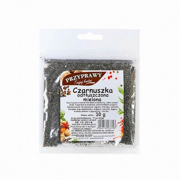 Orzeszek Czarnuszka Odtłuszczona Mielona 30g
