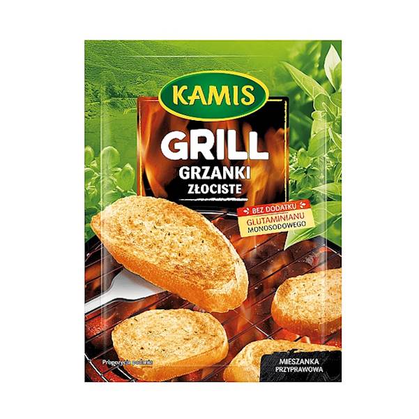 McCormick mieszanka przyprawowa Kamis Grill Grzanki Złociste 15g
