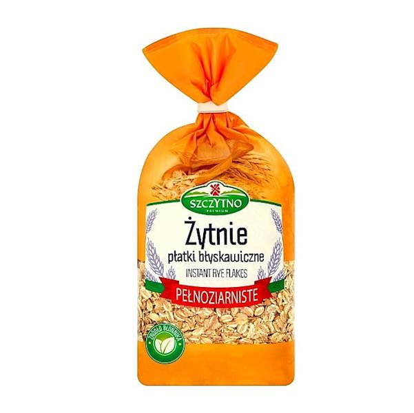 Melvit Płatki Żytnie Szczytno Premium błyskawiczne pełnoziarniste 400g