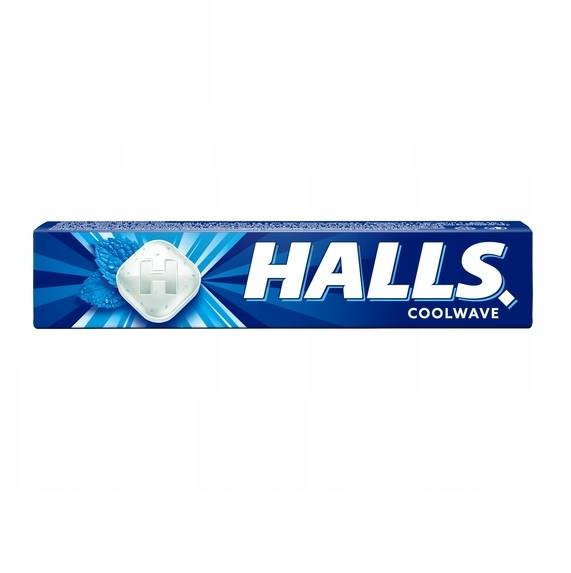 Mondelez dropsy mentolowo-eukaliptusowe Halls Coolwave 33,5g