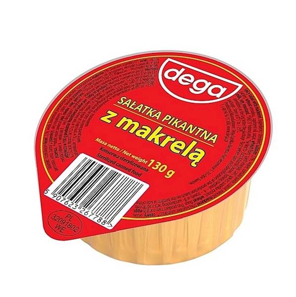 Dega konserwa Sałatka Pikantna z Makrelą 130g