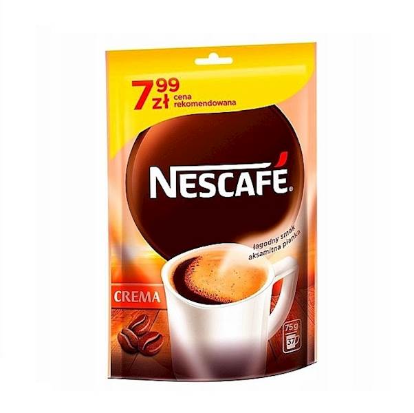 Nestle kawa rozpuszczalna w torebce Nescafe Creme 75g