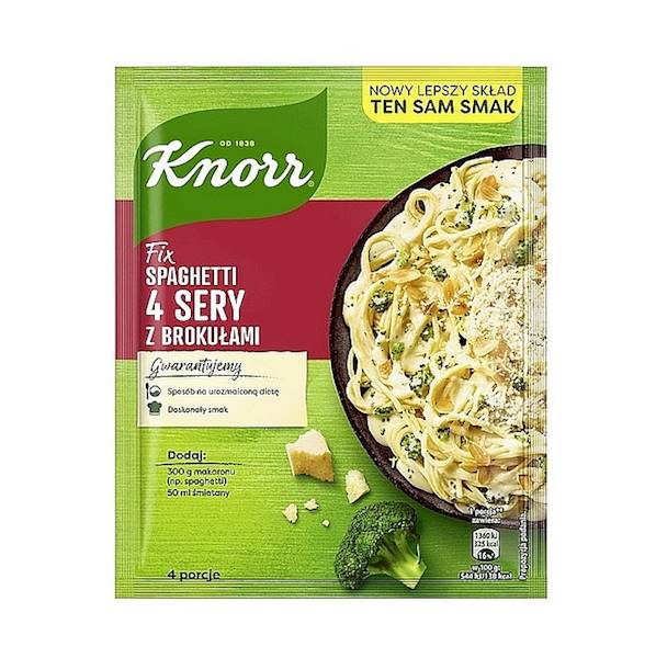 Unilever danie gotowe w proszku Knorr Fix 4 Sery z Brokułami 39g