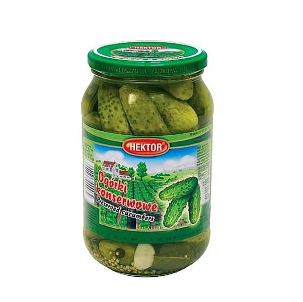 Hektor Ogórki Konserwowe 0,9l