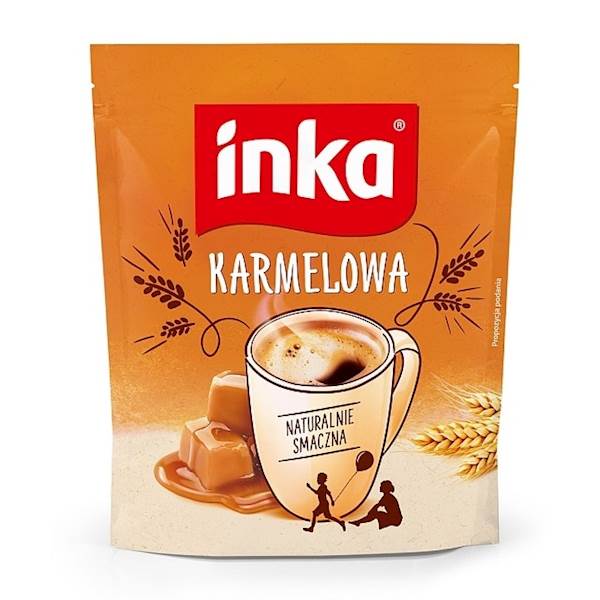 Grana napój na bazie rozpuszczalnej kawy zbożowej Inka karmelowa 200g