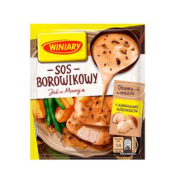 Nestle sos w proszku Winiary Jak u Mamy Sos Borowikowy 33g