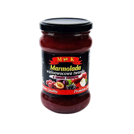 Konshurt przetwory owocowe MK Marmolada Wieloowocowa Twarda o smaku różanym 380g