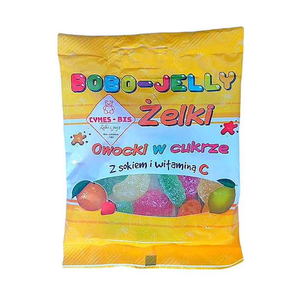 Cymes-Bis żelki owocowe z sokiem i witaminami Bobo-Jelly Owocki w cukrze 80g