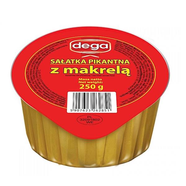 Dega konserwa Sałatka Pikantna z Makrelą 250g