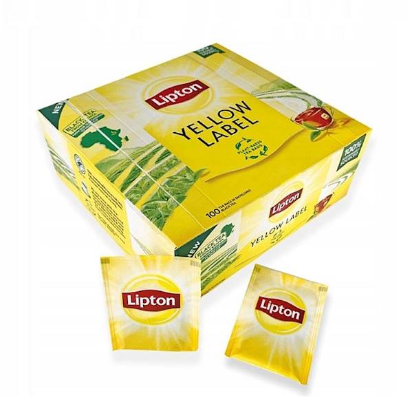 Lipton herbata ekspresowa Yellow Label Tea koperty 100tb
