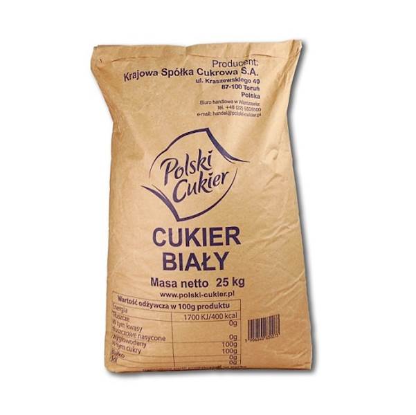 Krajowa Spółka Cukrowa cukier biały Polski Cukier 25kg