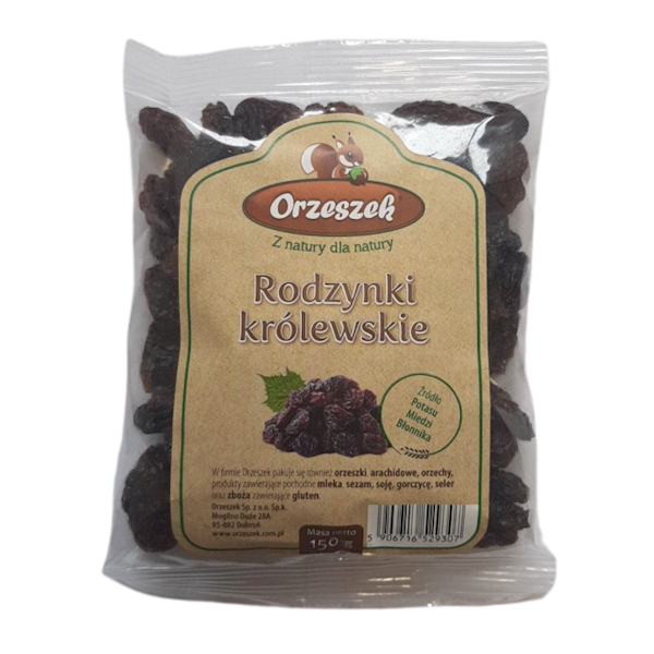 Orzeszek rodzynki królewskie 150g